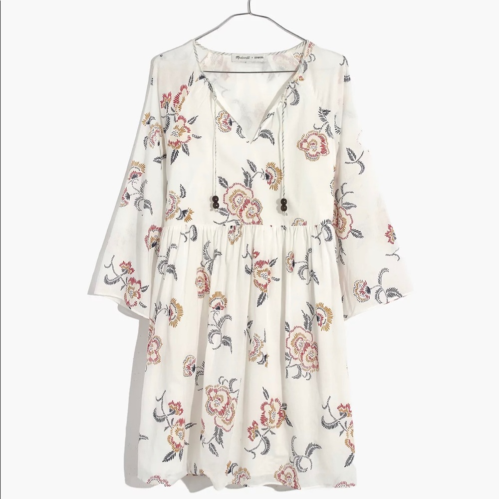 MadewellxWarm TieNeck Mini Dress Honolulu